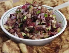 Cinnamon-Sprinkled Pita Chips With Zesty Fruit Salsa