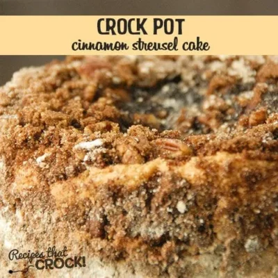 Cinnamon Streusel Cake