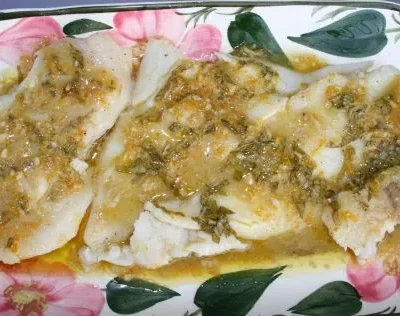 Citrus-Infused Tilapia With Bagna Cauda Sauce