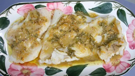 Citrus-Infused Tilapia with Bagna Cauda Sauce