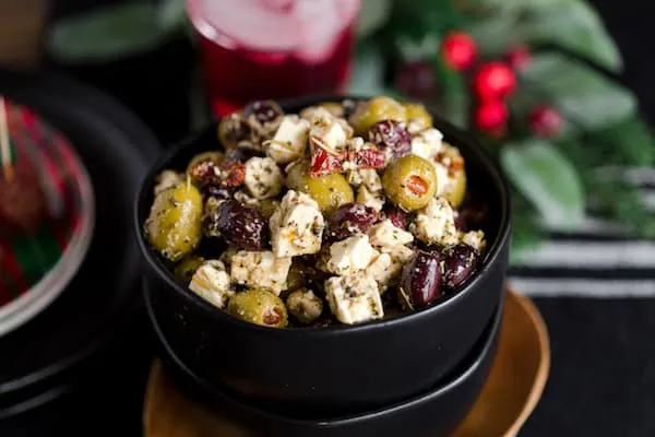 Citrus Marinated Feta And Olives