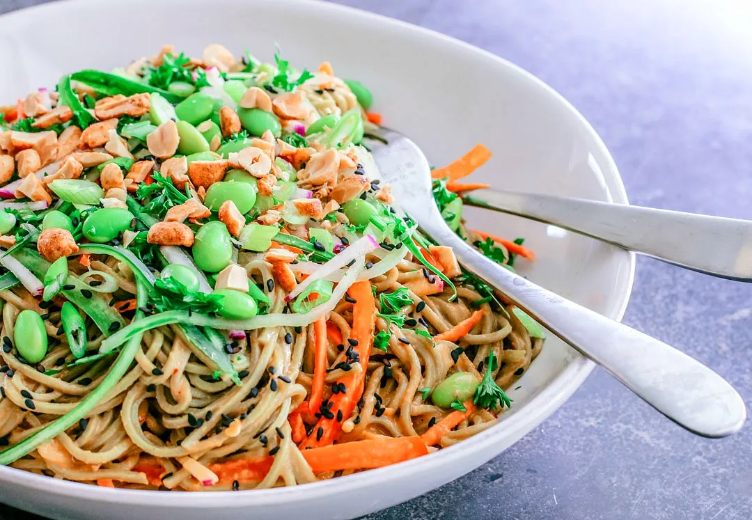 Citrusy Orange-Peanut Soba Noodle Salad Recipe