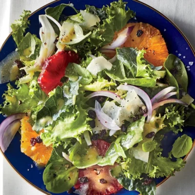 Citrusy Winter Delight: Refreshing Lemon Salad Recipe