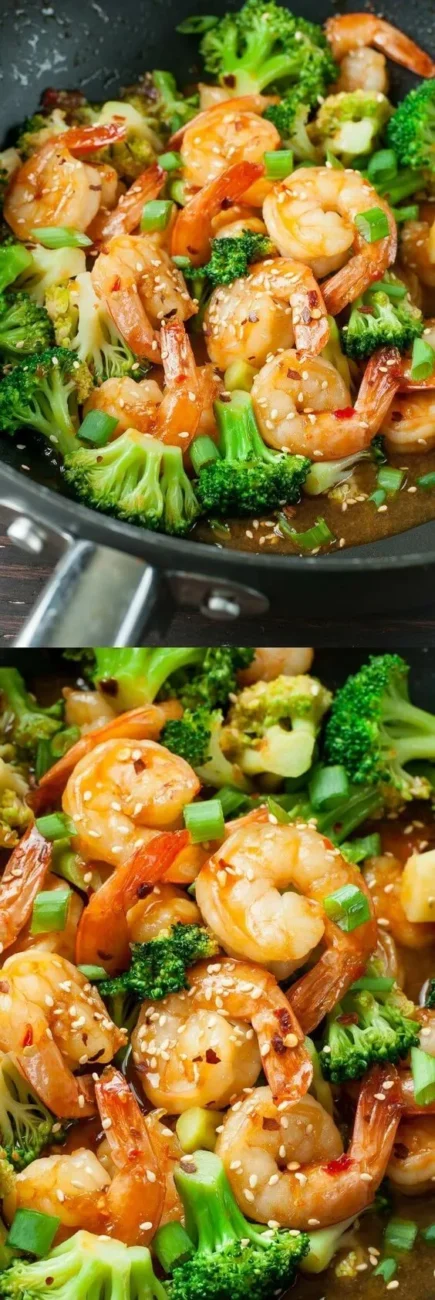 Cl Sichuan Shrimp Stir Fry With Broccoli Or