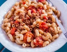 Classic American Hamburger Goulash Recipe