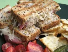 Classic Cheesy Reuben Sandwich