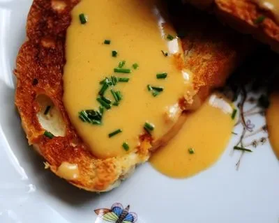 Classic Cheesy Welsh Rarebit Toast Recipe