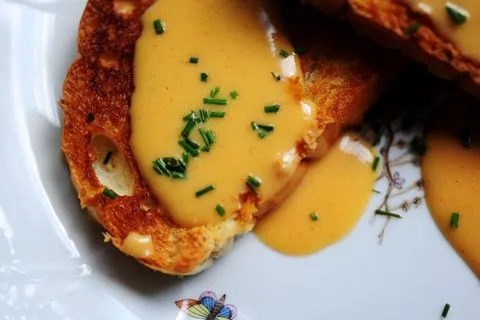 Classic Cheesy Welsh Rarebit Toast Recipe