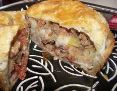 Classic English Beef And Potato Picnic Pie Recipe