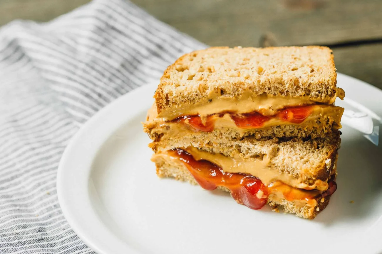 Classic Peanut Butter and Jelly Sandwich Reinvented