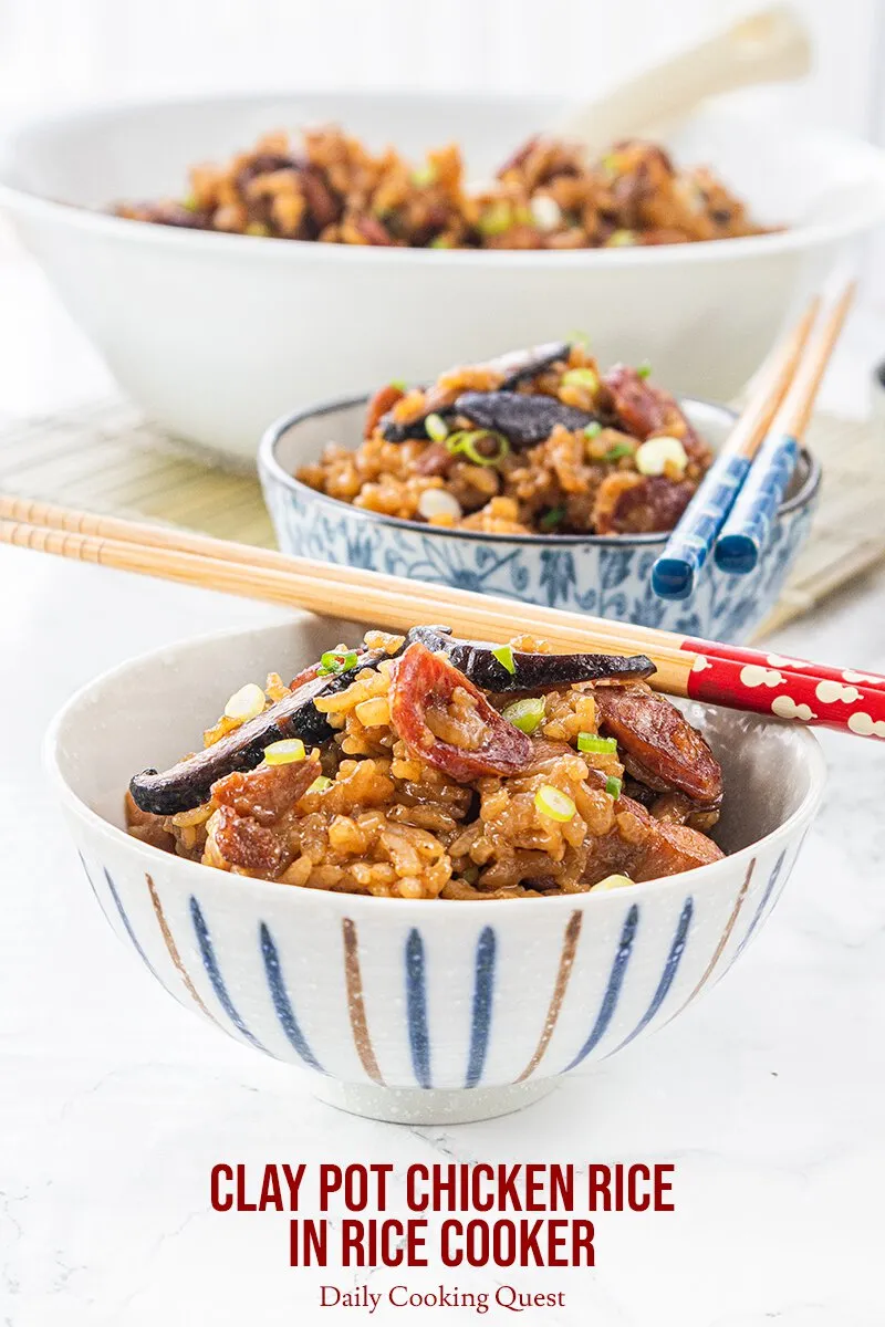 Clay Pot Chicken Rice Without The Clay Pot