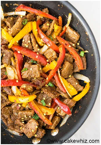 Cocoa Spiced Beef Stir Fry