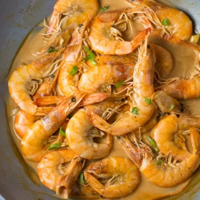 Coconut Adobo Shrimp