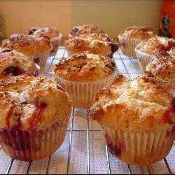 Coconut And Raspberry Muffins