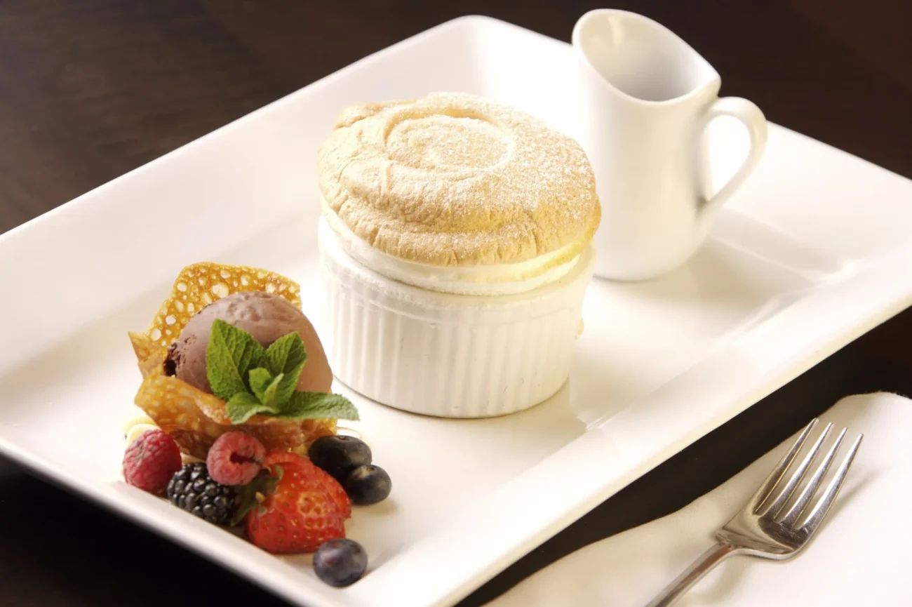 Coconut And White Chocolate Souffles With