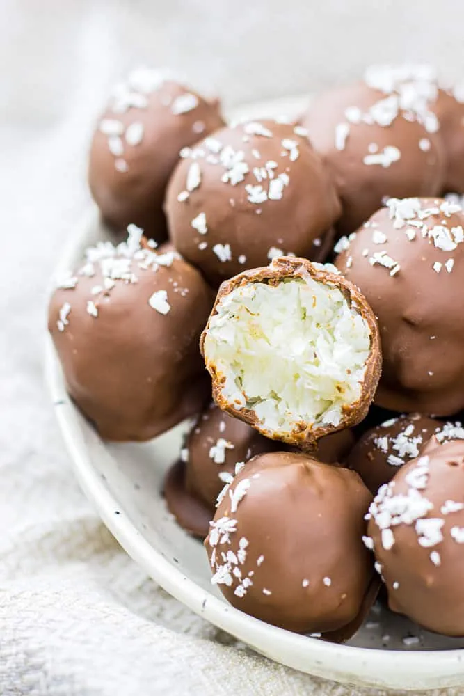 Coconut Chocolate Truffles