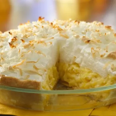 Coconut Cream Pie With Pineapple