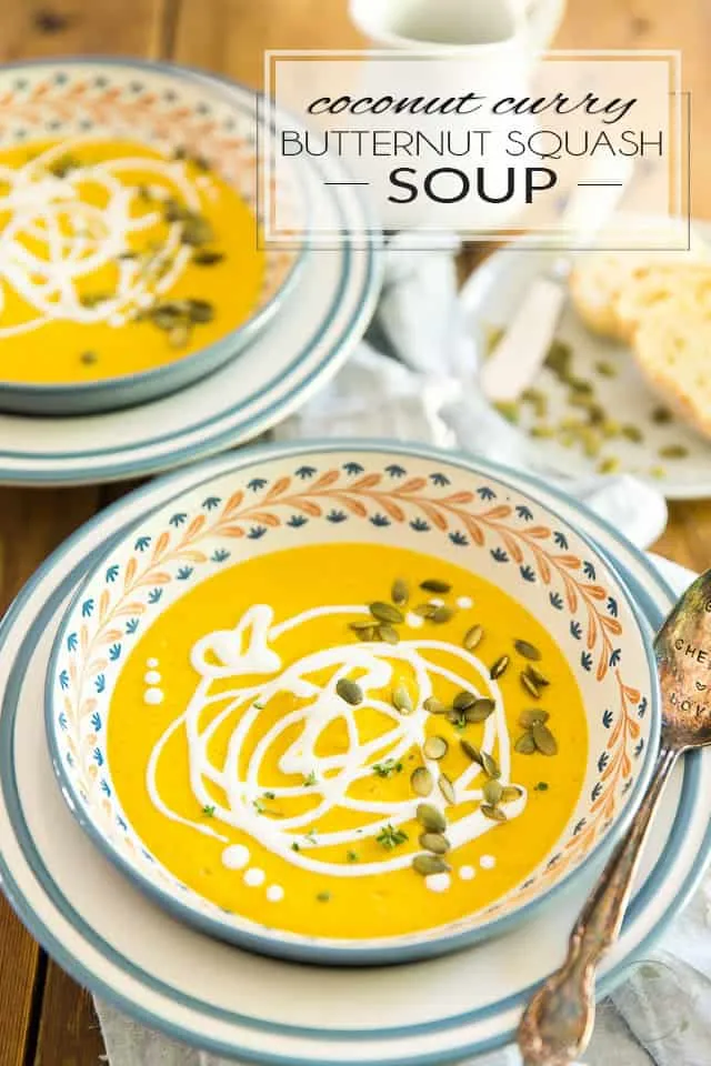 Coconut Curry Butternut Squash Soup