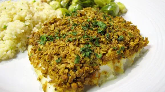 Coconut Curry Crust Fish