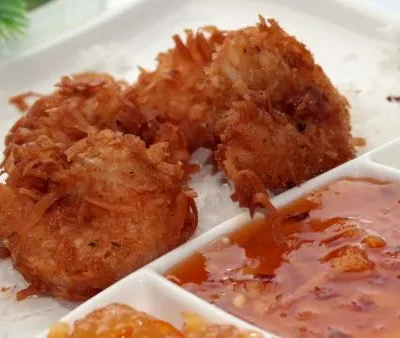 Coconut Fried Shrimp With Dipping Sauce