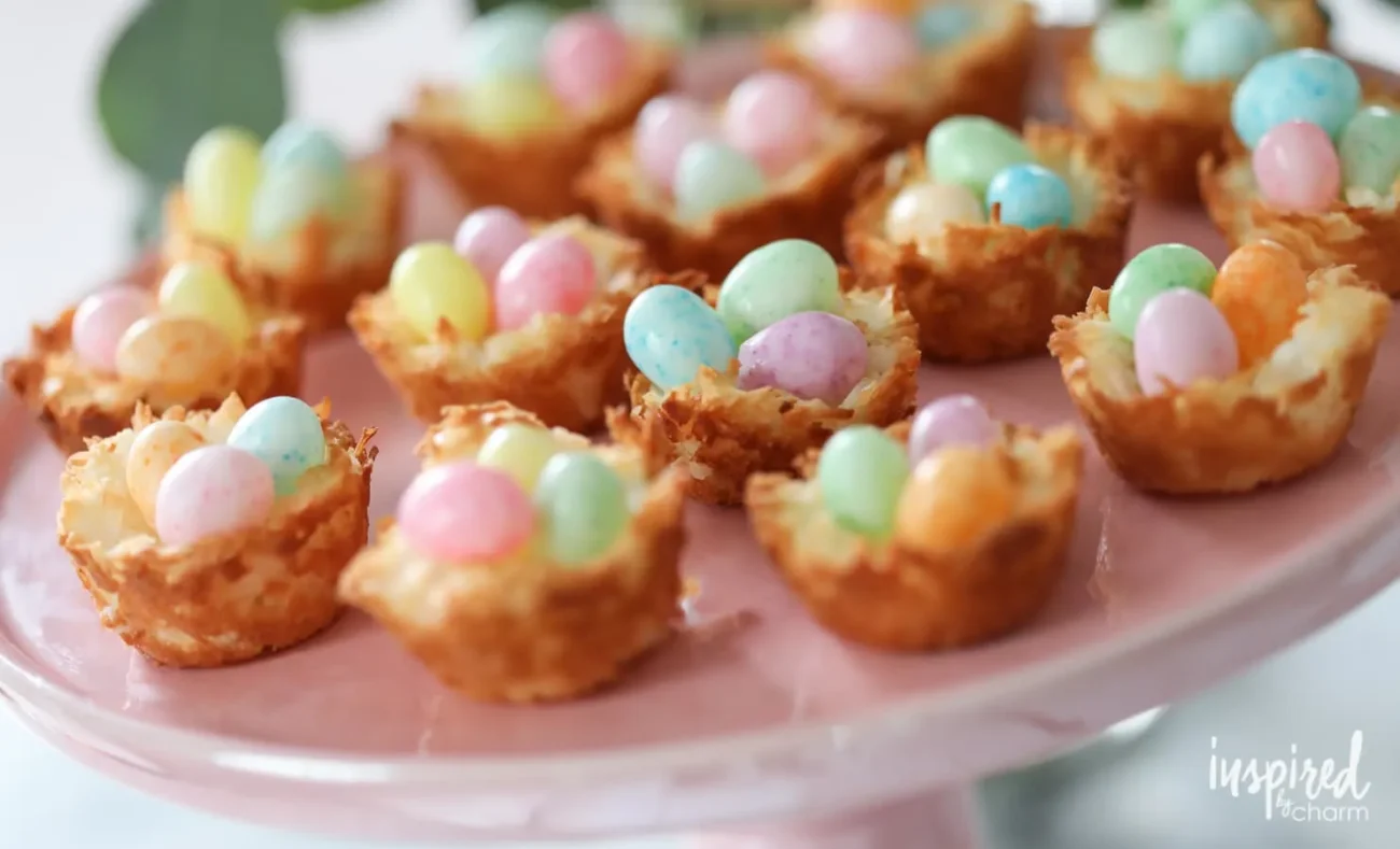 Coconut Macaroon Nests