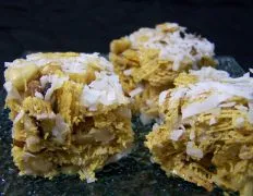 Coconut Pecan Squares No Bake