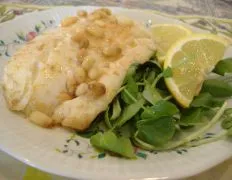 Cod Fish With Pine Nut Brown Butter