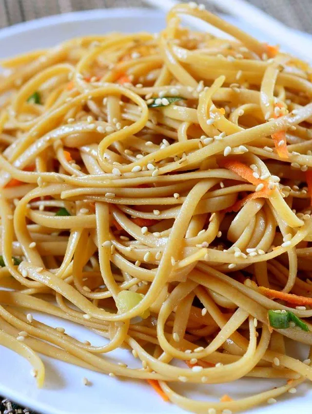 Cold Sesame Noodle Salad