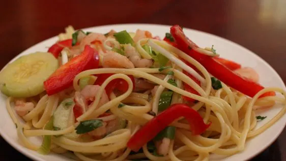 Cold Thai Pasta Salad