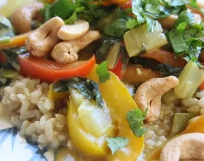 Colorful Cashew Curry