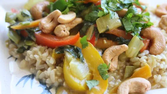 Colorful Cashew Curry