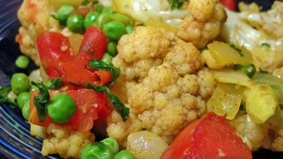 Colorful Cauliflower Curry