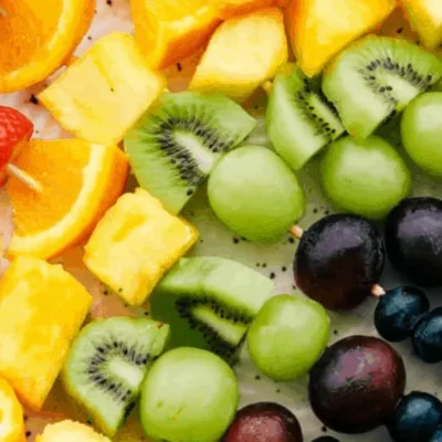 Colorful Fruit Kabobs