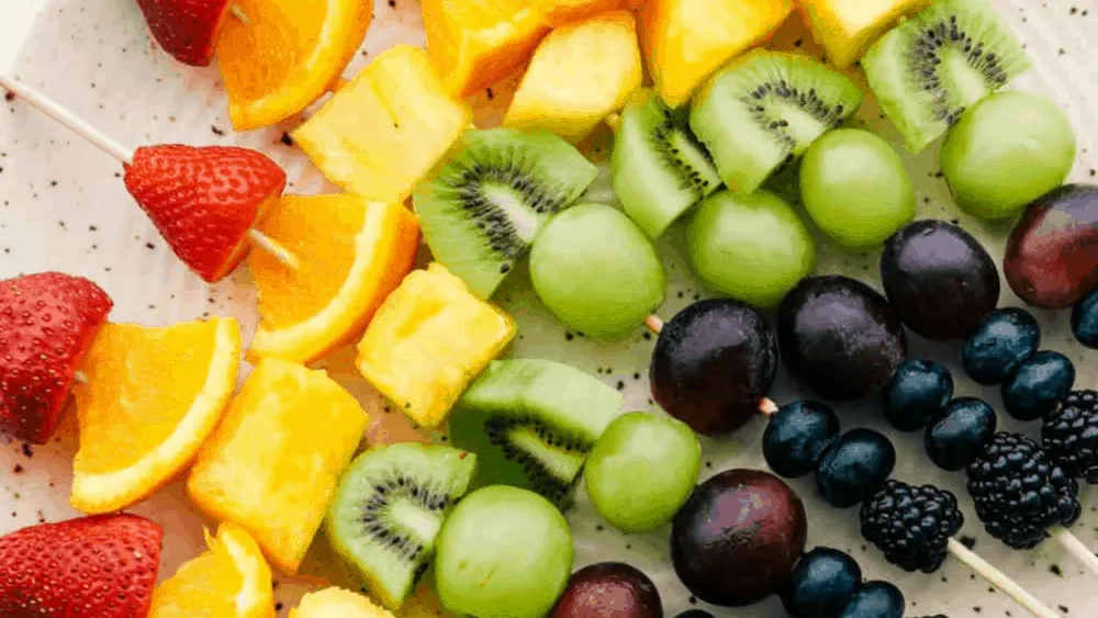 Colorful Fruit Kabobs