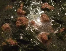 Comfort Soup Spinach &Amp; Meatballs