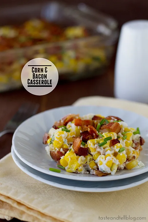 Corn And Bacon Casserole