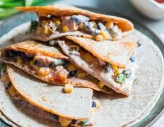 Corn And Black Bean Quesadillas