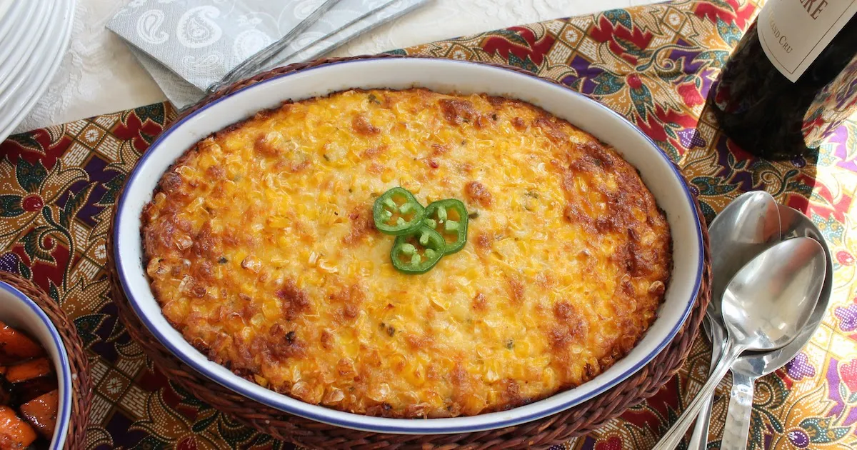 Corn And Jalapeno Casserole