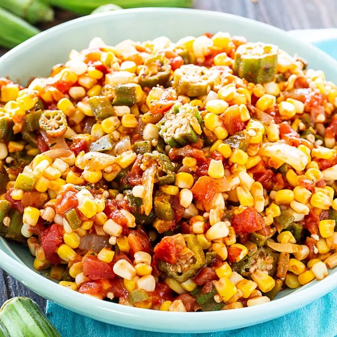 Corn And Stewed Tomatoes