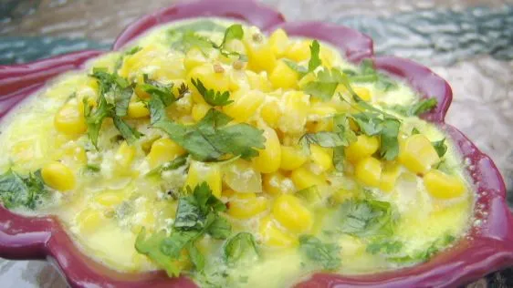 Corn In Yogurt