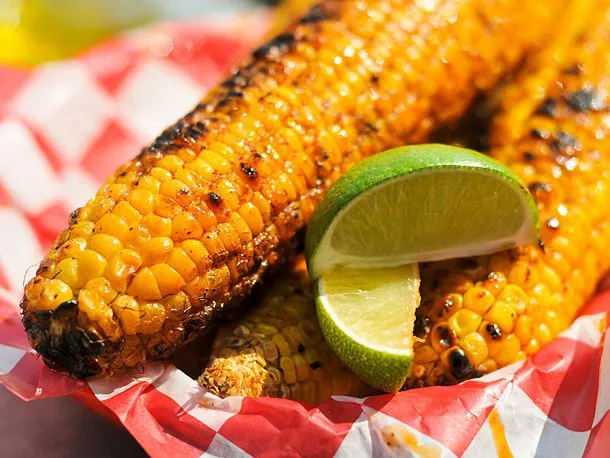 Corn On The Cob With Chile And Lime