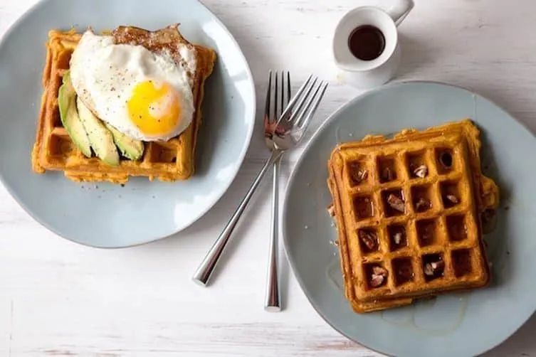 Corn, Pumpkin & Ricotta Hash Browns