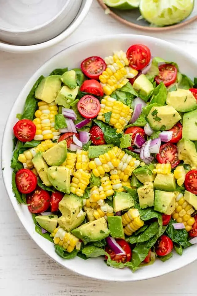 Corn, Tomato And Avocado Salad