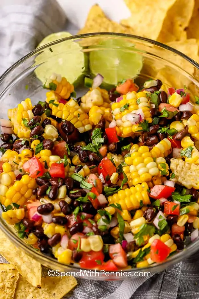 Corn, Tomato, And Black Bean Salsa