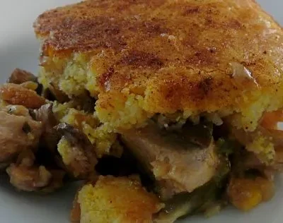 Cornbread Chicken Pie