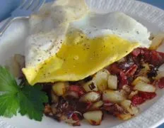 Corned Beef Hash With Fried Or Poached Egg