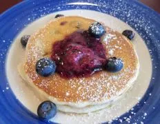 Cottage Cheese, Blueberry Pancakes