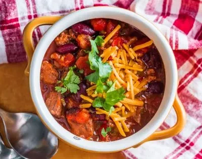 Cowboy Steak Chili In A Crock Pot