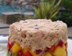 Crab Avocado Mango Stack