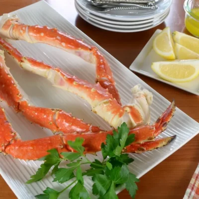 Crab Legs In Wine Sauce